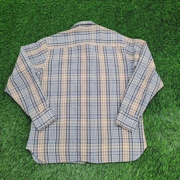 Vintage 90s Arrow Western Button Shirt Medium 21x28 Plaid - Picture 2 of 12